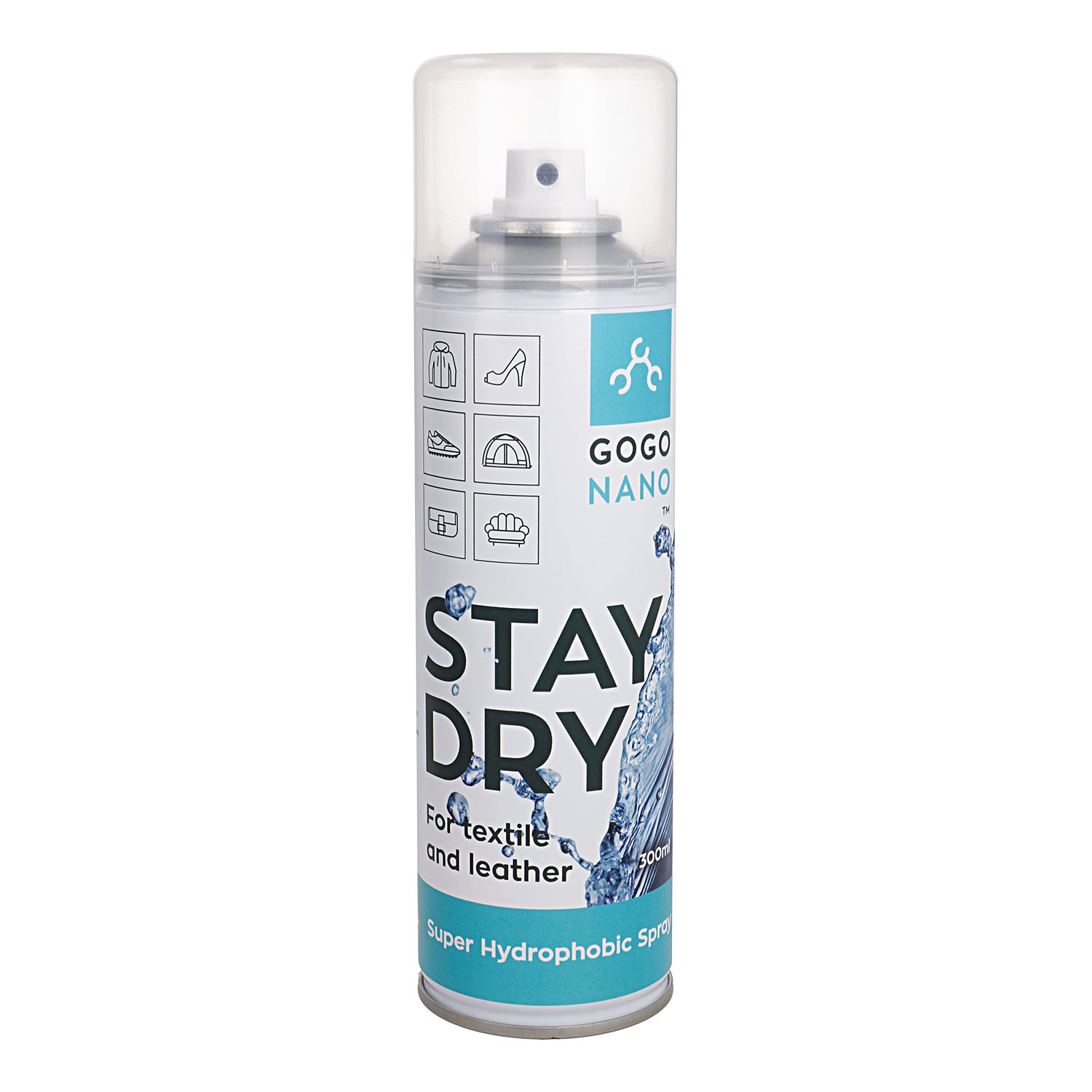 GoGoNano Stay Dry Water and Dirt Repellent Nano Coating Spray For Textile and Leather