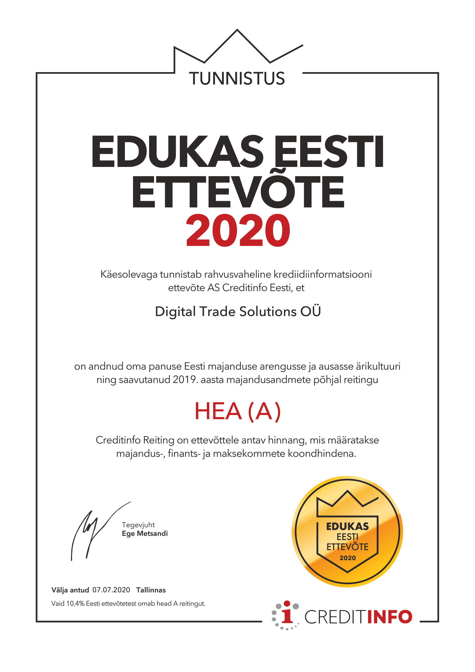 GoGoNano edukas Eesti ettevõte 2020