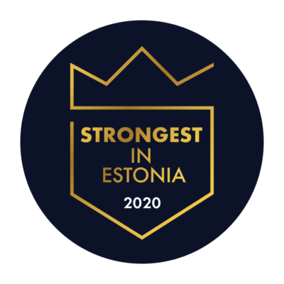 Strongest in Estonia certificate 2020