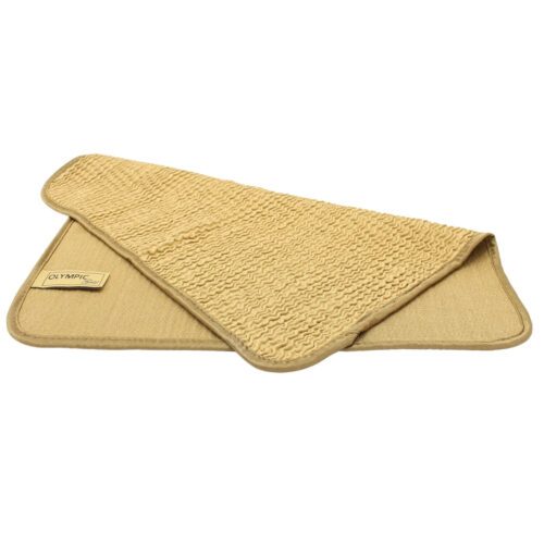 Superior quality golden glass cleaning microfiber cloth
