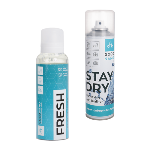 Textile protection spray and shoe freshener