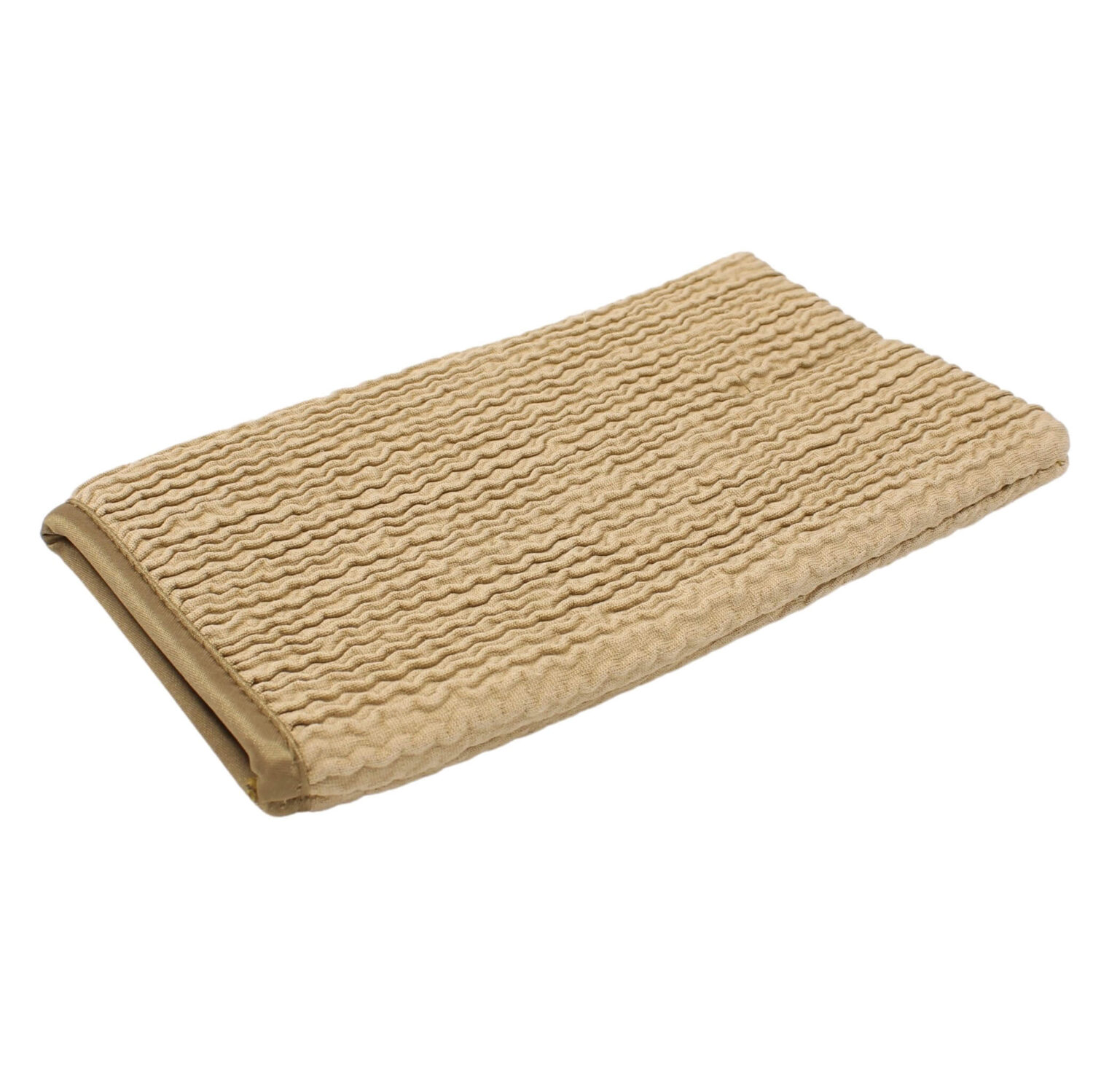 Glass cleaning mitt wavy golden