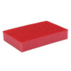 Bag of 4 red kitchen sponges