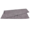 Polyurethane microfiber cloth 37 x 37 cm, grey