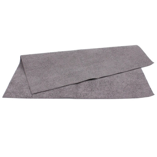 Polyurethane microfiber cloth 37 x 37 cm, grey