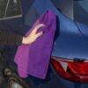 Waffle cloth non-scratching car cloth